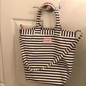 Henri Bendel striped tote bag
